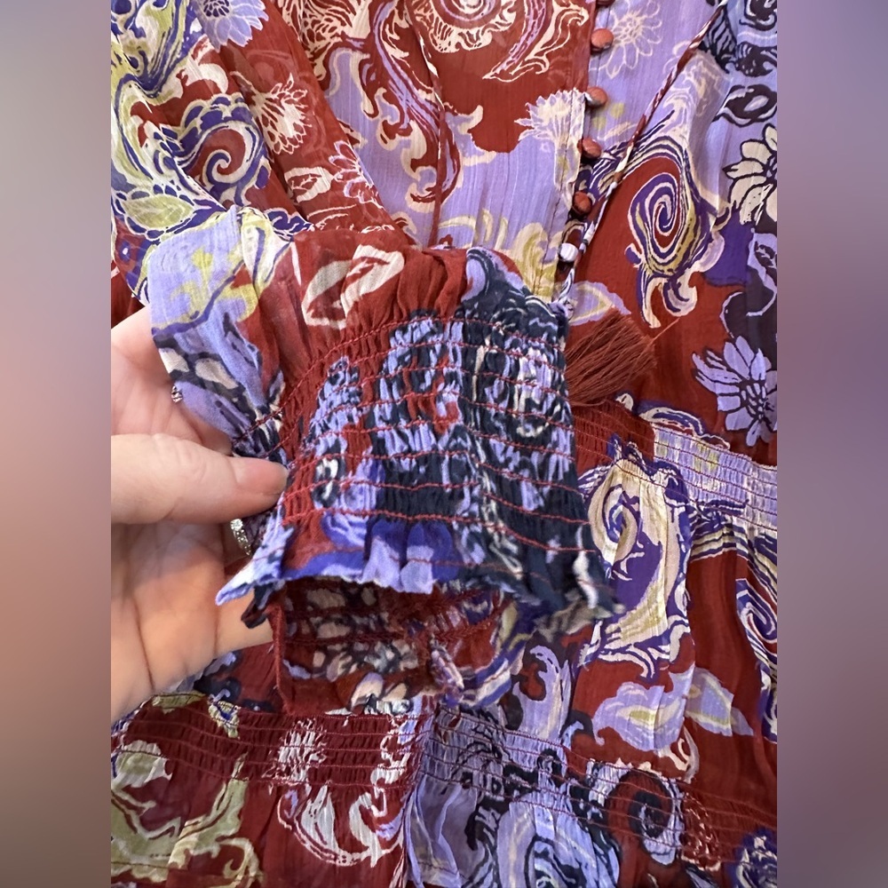 Anthropologie Maeve The Marais chiffon mini dress - Picture 9 of 14